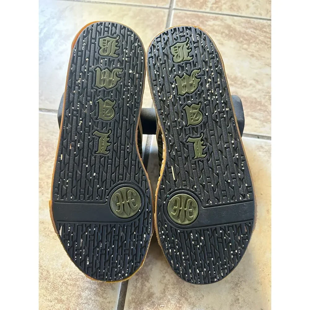 LAMB By Gwen Stefani Slip On Sneakers Army Green Printed Women's Size 9 L.A.M.B.